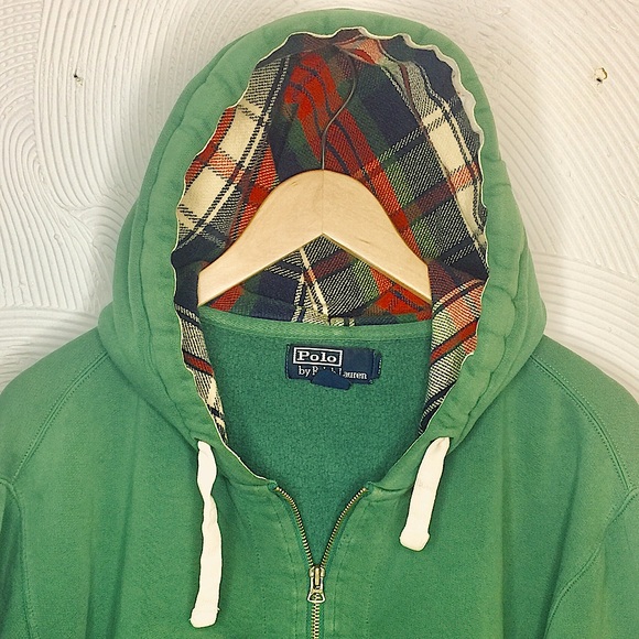 Polo Ralph Lauren Other - 🧸Vintage PRL🧸 plaid lined hoodie! GUC